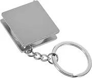 SEWOART 1m Metal Tape Measure Keychain Mini Retractable Measuring Tool Portable Measuring Tape for Adults Party Accessory