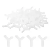 100Pcs Wall Floor Tile Plastic Y Type Spacers Tiling Tools 2.5mm 3/32 Inch White