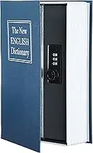 Amazon Basics Book Safe, Combination Lock, Blue
