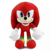 Soft plush toys for kids boys girls, sonic knuckles shadow tails toy christmas birthday gifts Z Red 30 cm