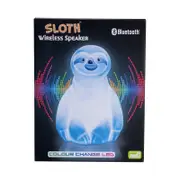 Sloth Light Up Wireless Speaker Bedside Lamp Bluetooh LEDColour USB Rechargeable