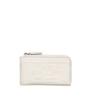 Marc Jacobs Logo Debossed Zip-Up Wallet One size White