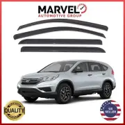For Honda CR-V 2012-2016 Black Window Sun Vent Visor Rain Guard Deflectors