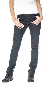Ixon Billie Ladies Motorcycle Jeans, black, Size 26 for Women
