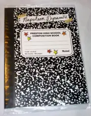 Loot Crate Napoleon Dynamite PRESTON HIGH Composition Book School Book