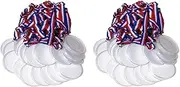 Binxind 48Pcs Colorful DIY Medal,Design Your Own Award Medals,DIY Medal for Children, Corporate, Sports, Festivals