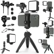 SCOUT MOJO 2 Plus Modular Rig Kit with 3 Microphones,LED Light Set for PRO Video