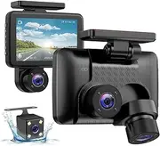 1Set Dash Camera for Cars 1080P Cam Front and Rear Inside Night Vision,Loop Recording,G-Sensor Motion Detection,Parking Mode Plastic