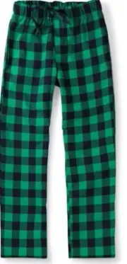 Ochenta Men’s Plaid Fannel Pajamas Bottoms Lounge Pj Pant Soft Sleepwear Size 34