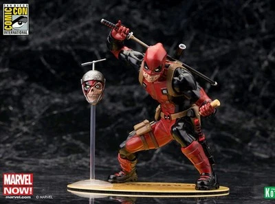 SDCC 2015 Exclusive Kotobukiya Marvel Deadpool Chimichanga Headpool Statue