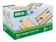 Brio World Straight Rail 54mm (Grooved) [Train Toy Wooden Track] 33393