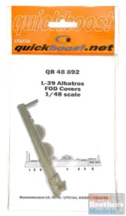 QBT48892 1:48 Quickboost L-39 Albatros FOD Covers (MPM/SPH/EDU kit)
