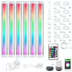 RGB Under Cabinet Lighting Color Changing LED Lights Strips for Bookshelf Lig...