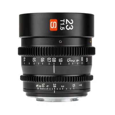 Viltrox S 23mm T1.5 Cinema Lens for Panasonic Micro 4/3 MFT BMPCC 4K GH5 Camera