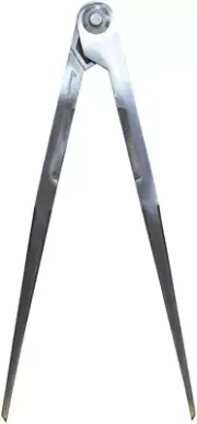 Shinwa Compass with Carbide tips for Sheet metal Machinist Dividers E-2 30cm New
