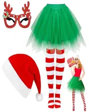Deluxe Elf Costume Tutu Accessory Set