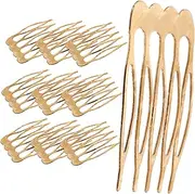 OHPHCALL 10pcs Five-tooth Hair Comb Hair Side Combs for Women Hair Combs Slides for Women Side Combs for Women Fine Thin Hair French Hair Combs Hair Comb Clips Hair Comb Slides