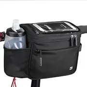Rhinowalk Bike Basket,Lunch Box Insulated Bike Handlebar Bag Bike Front Bag Camera Bag Handbag Phone Bag with Touch Screen Shoulder Strap Professional Cycling Accessories