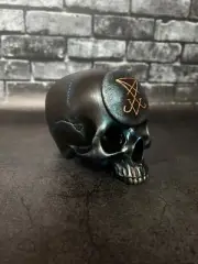 Lucifer sigil Skull Altar decor Demon ritual tool Spell Witchcraft HANDMADE
