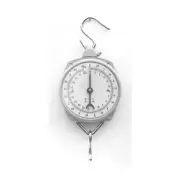 Hanging Scale Weigh Safely Multi Use Farm Round Face Weigh Feed Grain 22 Pounds