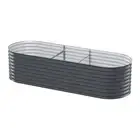 Green Fingers Garden Bed 240X80X56cm Oval Planter Box Raised Container