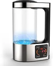 2L Hydrogen Water Bottle Generator, Portable Hydrogen Rich Water Machine, 200W SPE PEM Technolog Constant, Rechargeable Hydrogen Rich Water Glass Health Cup for Home Travel