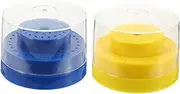 VICASKY 2 pcs Nail Drill Bits Holder Plastic Storage Stand for Neat Nail Bit Display and Organization Durable and Easy to Use