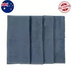 4 Pack Face Washers 100% Cotton Bath Face Towel Soft 30 x 30cm Bulk Face Washers