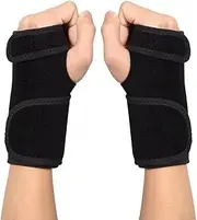 ThreeH 2 Pack Wrist Brace for Carpal Tunnel with Removable Steel Plate Sports Exercise Training Left and Right Hands Support Fixation Protective Gear SJ44