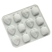 3D Fondant Pineapple Strawberry Chocolate Candy Mold Polymer Craft DIY Molds