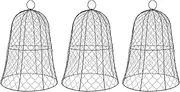 10 Packs Black Garden Chicken Wire Cloche Thickened Construction Plant Protector Cloche Cover