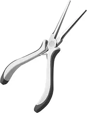 Nail Sticker Tweezers, Tweezers for Stickers, Tweezers with Precision Tip UV Acrylic Gel Nippers, Tweezers with Tip, Sculpting Clip with UV Acrylic Gel Tips,