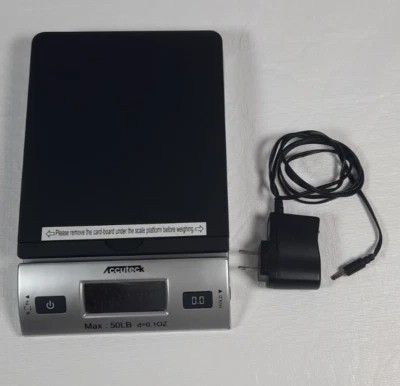 DIGITAL POSTAL SHIPPING SCALE Accuteck AC Adapter Mail USPS Package Box 50Lbs