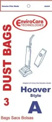 Package of 3 Replacement Hoover Type A MicroFilter Bags