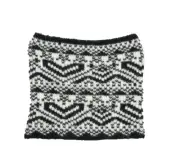 Nordstrom BP Black White Combo Knit Neck Sweater 12"x13.5" New $25 Retail