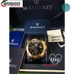 【大表哥】實拍 美國直郵 MASERATI WATCH 瑪莎拉蒂手錶 R8871612002 經典三環石英錶 錶現精品公