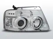 Mga headlight for Ford F150 MK11 04-08 Ang Mga Mata ng Anghel ng Chrome LPFO39WS