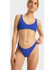 [Roxy] Aruba Hl Cheeky Bikini Bottom in Dazzling Blue