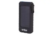Brillar 8000mAh Solar USB Power Bank 200 Lumens LED Torch