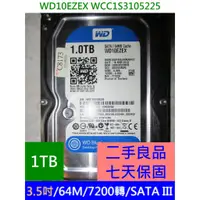 在飛比找蝦皮購物優惠-WD 3.5 吋 硬碟 WD10EZEX SATA HDD 