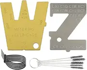 [ZAMDOE] Carburetor Metering Lever Adjustment Tools ZT-1 500-13 Universal for Walbro Carburetor for Zama Carb Measuring Lever Gauge with Carburetor Cleaning Brush