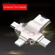 All in one USB Type C TF Card Reader for iPhone 13 12 11 Pro X 8 7 OTG Android