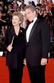 Annette Bening and Warren Beatty during The 6th Annual Screen Acto- Old Photo
