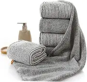 VINTORKY Hair Drying Cap Bamboo Quick Dry Towel for Women Travel Hair Turban for Ladies Grey