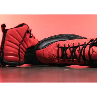 【AIR JORDAN 12 REVERSE FLU GAME GS】黑紅 12代｜高筒 女鞋 153265-602