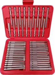 PKTool PT30580 - Security Bits Set - 50 Piece Long Shaft