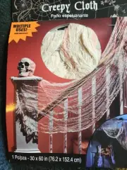 Halloween Creepy Cloth ☆ Bloody ☆ BRAND NEW in Pkg Scary Decor ☆ Halloween Prop