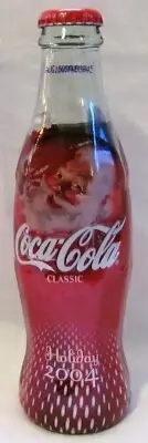 Coca-Cola 2004 Coca-Cola Santa Claus Christmas Coke Bottle Wrapped
