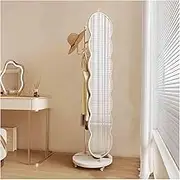 Full Length Mirror,360°Rotatable，Wavy Shape,for Living Room Bedroom Cloakroom(2)