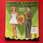 hollywood CHARLIE CHAPLIN PAULETTE GODDARD paper dolls set - vintage 2001 - NEW